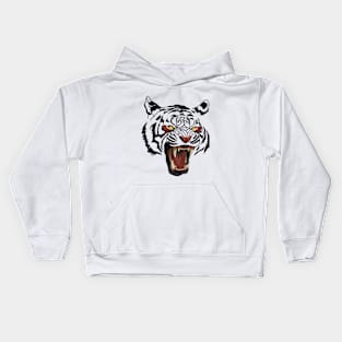 Black exotic tiger Kids Hoodie